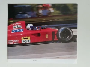 Clipping Ritaglio Illustrazione ALAIN PROST su FERRARI 641/2 Stagione 1990 - Picture 1 of 1