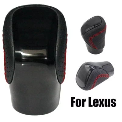 Perilla de cambio de marchas automática negra roja para automóvil para Lexus GS450h RC-F RC350 RX350 ES350 Foto 1 de 4