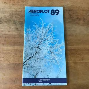 Rare Aeroflot 89 Soviet USSR Russian Airlines Travel Booklet - Picture 1 of 6