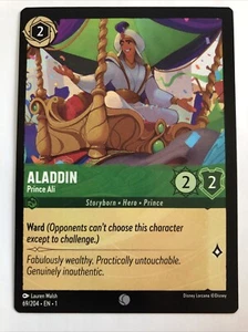 Disney Lorcana The First Chapter Aladdin Prince Ali 69/204 NM - Picture 1 of 2