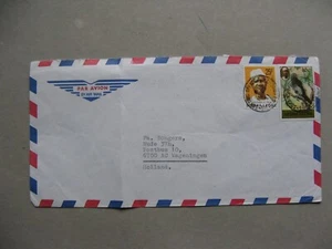 SIERRA LEONE, cover to the Netherlands 1981, bird grey parrot - Picture 1 of 1