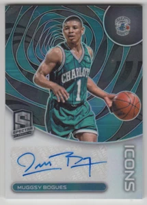 2022-23 Panini Spectra Hornets Muggsy Bogues Icons Holo Silver Prizm Auto /99 - Picture 1 of 2