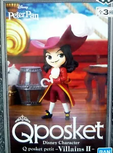 Q posket petit Disney Characters Villains 2 Captain Hook / Peter Pan / Qposket - Picture 1 of 3