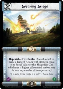 Legend of the Five RIngs L5R CCG AM Aftermath Searing Siege FOIL - Picture 1 of 1