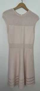 Ladies Ted Baker Size 2 UK 10 Thin Knitted Dress Pink - Picture 1 of 5