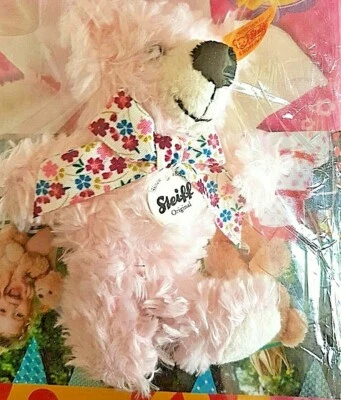 Steiff 901294 - Teddybär Charly lustige Schleife 12 cm beige + SteiffZeitung OVP - Bild 1 von 3