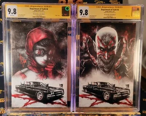 Department of Truth #6 / Signed Alan Quah Exclusive Virgin Set of 2 / CGC SS 9.8 - Picture 1 of 3