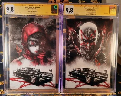 Department of Truth #6 / Signed Alan Quah Exclusive Virgin Set of 2 / CGC SS 9.8 - Image 1 of 3