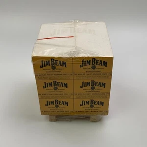Vintage Jim Beam Kentucky Straight Sticky Notes Pad Cube Pallet Shaped USA Made - Picture 1 of 12