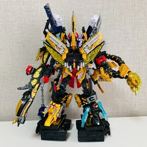 Bandai Japan Mini Pla Megazord Power Rangers Super Sentai King Ohger set completo - Foto 1 di 19
