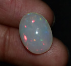 4.95 Cts Natural Ethiopian Opal Cabochon 15X11 Mm Aaa Grade Welo Opal Fire Opal