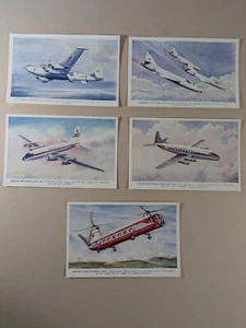 Small Collection Of Aviation Postcards Painted By AFD Bannister Unposted - Picture 1 of 7