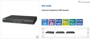 Planet Networking Centralita VoIP PBX mod.IPX-2100 - Imagen 1 de 12
