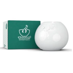 FIFTYEIGHT PRODUCTS Vase AMÜSIERT | Tischvase Kugelvase TV Tassen Porzellanvase - Bild 1 von 2