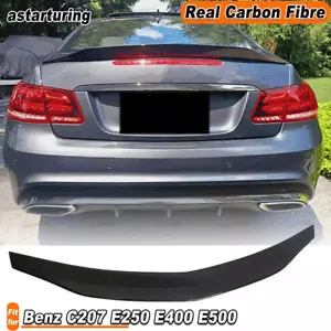 For Benz C207 E250 E400 E500 Coupe 2009-2016 Carbon Rear Trunk Spoiler Wing Lip - Bild 1 von 12