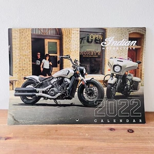 Indian Motorcycles 2022 Calendar 12 Month Wall Planner Bikes Motorbikes As New - Picture 1 of 16