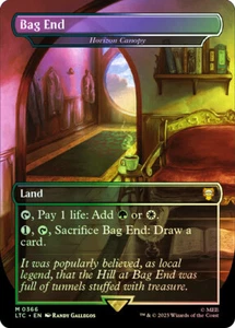 MTG FOIL Horizon Canopy Bag End Borderless - The Lord of the Rings Commander - Picture 1 of 1