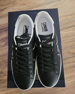 Roberto Cavalli Men's Sports Sneakers Shoes Black Size US 9/ UK 7.5 / EU 41 - Picture 1 of 6