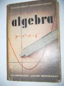 Altes Buch Von 1956 Schulbuch für Mittelschule Algebra - Bild 1 von 1
