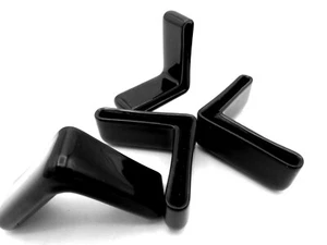 Cubierta de tapa de extremo angular push-on se adapta a patas de 1,25" x 1,25" de metal grueso, cubierta de 1/2" - Imagen 1 de 12