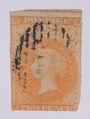 Sellos de viaje: sellos estatales de Australia del Sur #6b usados ​​cancelar de lujo 2P Foto 1 de 4