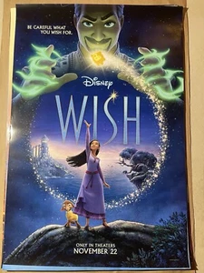 PÓSTER ORIGINAL DE CINE WISH DISNEY 27" X 40" DOBLE CARA DS - Imagen 1 de 1