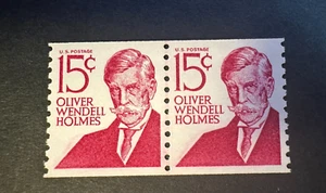 Oliver Wendell Holmes - Scott 1288 - 15 cents - Line Pair - Original Gum MNH - Picture 1 of 1