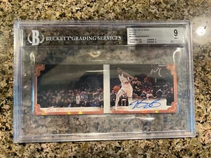 Kevin Durant Signed 2023 Leaf Art Of Sport Bronze DIPTYCH BGS MT 9 #7/12 - Picture 1 of 3