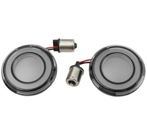 Kuryakyn Tracer LED Turn Signal Inserts 1156 Red LED, Smoke Lens Rear 2907 - Picture 1 of 1