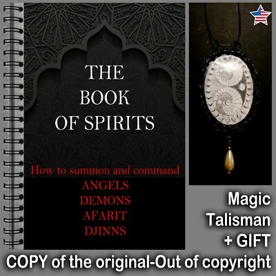 Antique Book Occultism Summoning Spirit Practical Magic History Esoteric Manual - Image 1 of 4