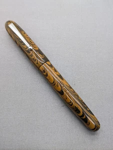 Pluma Estilográfica Gamma Torpedo Ebonite De Colección - Cuentagotas Uso Iridio Plumín - Imagen 1 de 5