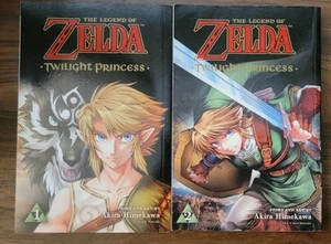 Legend of Zelda Twilight Princess Vol 1 & 2 Manga – English Viz Media Set - Bild 1 von 3
