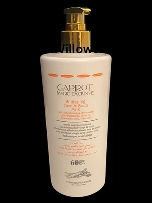 SKIN BY ZARON Carrot Magic Exclusive Whitening Face &Body Milk