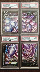 3x PSA 10 1x PSA 9 Mewtwo V-UNION Special Card Set Sword & Shield SP5 Japanese - Picture 1 of 5