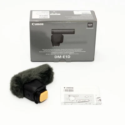 Micrófono estéreo Canon DM-E1D - Ligeramente usado - Como nuevo Foto 1 de 4