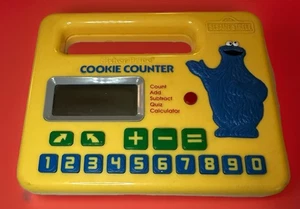 Sesame Street Cookie Monster Counter Fischer Price 1985 Tested And Working Toy - Picture 1 of 3