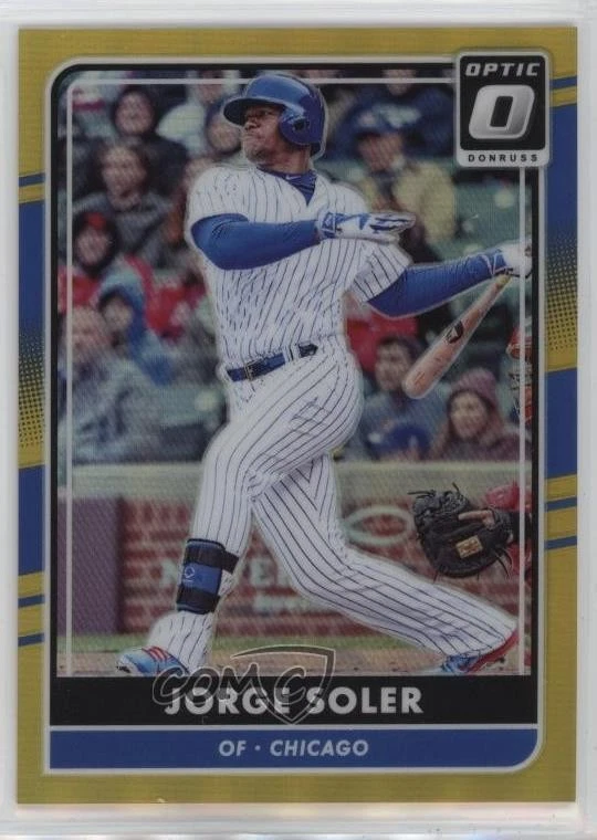 2016 Panini Donruss Optic Gold /10 Jorge Soler #98 - Image 1 of 2