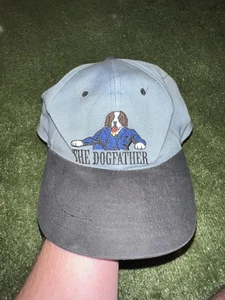 Big Dogs Hat Cap Strap Back Blue Embroidered The Dogfather Saint Bernard Mens - Picture 1 of 8