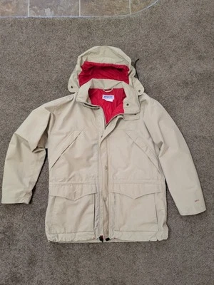 Chaqueta de equitación Sportif para hombre grande marrón Gortex con capucha cremallera completa Foto 1 de 4