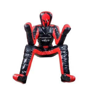 Brazilian Jiu Jitsu Grappling MMA Fighting Training Dummy WWE Wrestling Red/Blk - Picture 1 of 10