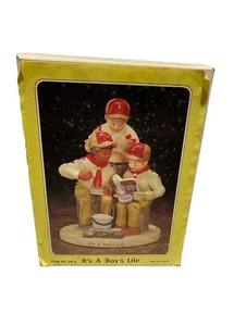 Boy Scout Figurine "It's a Boy's Life" Joseph Csatari Artist Item #BS-4 - Picture 1 of 13