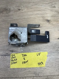 96-00 HONDA CIVIC GAS FUEL TRUNK RELEASE LEVER HANDLE SWITCH DARK GRAY OEM - Picture 1 of 6