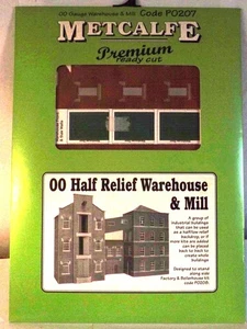 METCALFE PO207 OO HALF RELIEF WAREHOUSE & MILL - Picture 1 of 2