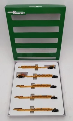 Bowser 42828 HO TTAX Trinity 53' "RAF 53C" Spine Car conjunto de 5 #555189 LN/caixa - Imagem 1 de 3