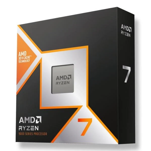 AMD CPU RYZEN 7, 9800X3D AM5, 5.2 GHZ 8-CORE, WOF - Immagine 1 di 1