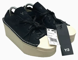 Nuevo y Etiquetas - Negro Adidas Y-3 Kyasu Lo Yohji Yamamoto - Hombres Reino Unido 6.5, EE. UU. 7 - Imagen 1 de 10