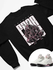Felpa sneaker Fearless da abbinare Jordan 5 media rosa morbido HQ7978-102 - Foto 1 di 2