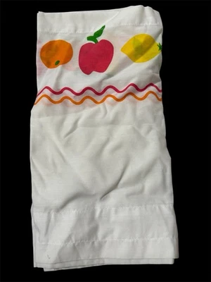 Фруктовая мелодия белый цветной винтажный оконный балдахин и шторы - Изображение 1 из 4