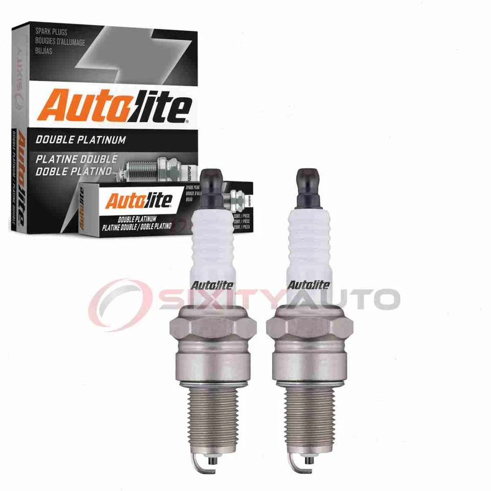 2 bujías Autolite doble platino para NSU Prinz 1964-1967 0,6 L L2 ec Foto 1 de 4