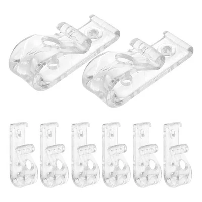  8 Pcs Pinzettoni Per Tende Tendine A Rullo Ganci Drappeggi Clip Le - Immagine 1 di 4